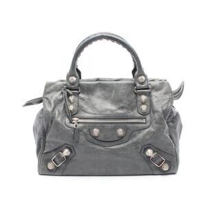 Balenciaga The Giant Midday Editors Bag leather handbag green